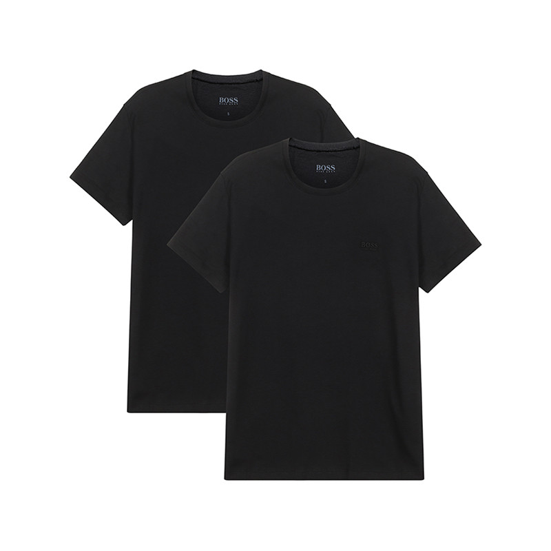 [ดําเนินการเอง] Hugo Boss Hugo Boss เสื้อยืดแขนสั้นคอกลมผู้ชาย Bottoming ชุดสองชิ้น 50325390