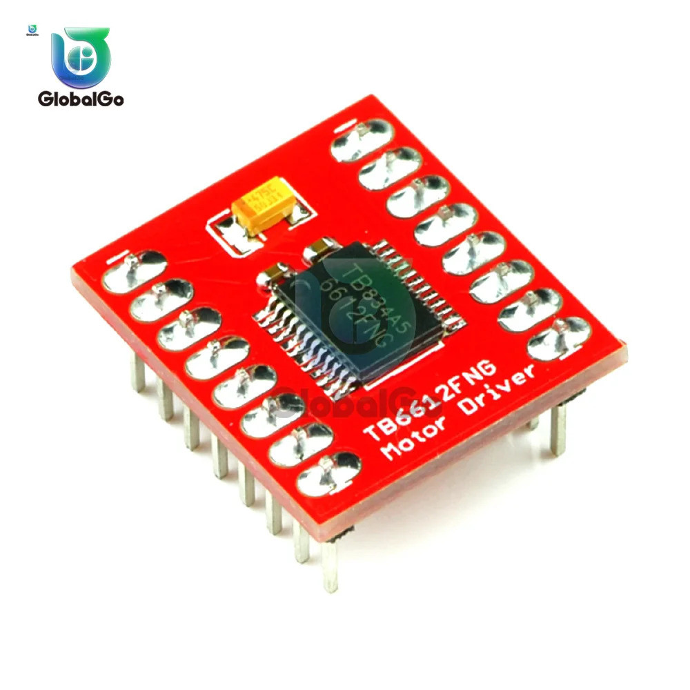 TB6612 FNG ขนาดเล็กมอเตอร์โมดูลเชื่อมกับแถว Pins Dual มอเตอร์ 1A TB6612 FNG สําหรับ Arduino Microcon