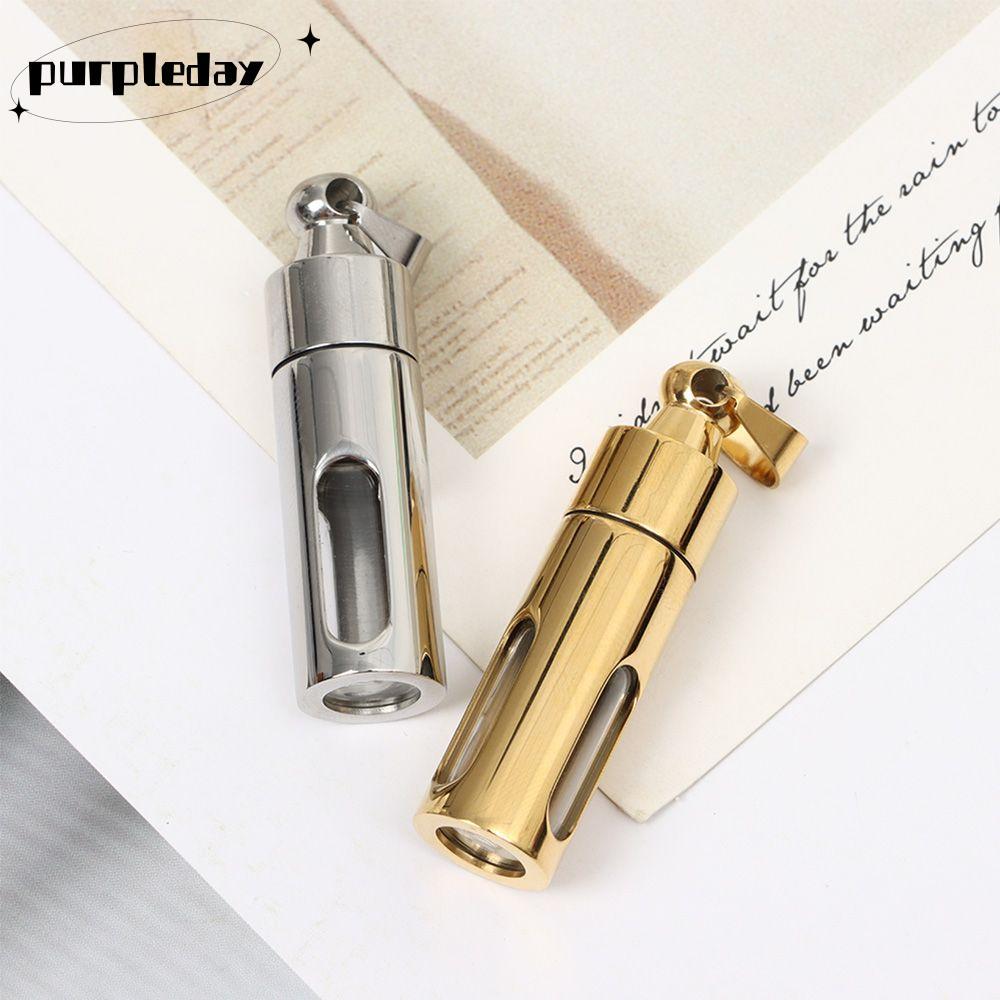 PURPLEDAY น้ําหอม Vial จี้ Unisex Memorial DIY สร้อยคอ