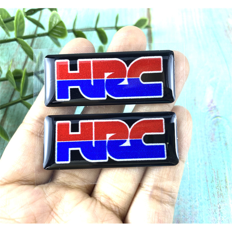 สติกเกอร์รถจักรยานยนต์ Wing โลโก้ HRC ถังหมวกกันน็อค Racing Decal สีแดงชุดสําหรับ Honda Cbr250r Xrv7