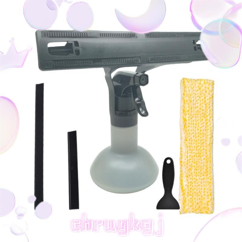 ทําความสะอาดหน้าต่างเครื่องมือขวด Microfibre Mop Pad Scraper ชุดสําหรับ Kacher WV1 WV2 หน้าต่างสูญญา