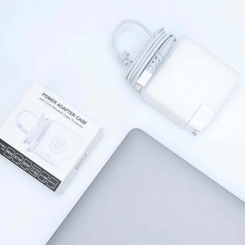 Case Adapter MacBook 29W 30W 45W 70W 60 61 67W 85W 87W 96W เคสถนอมสายชาร์จแมคบุ๊ค ม้วนสายได้