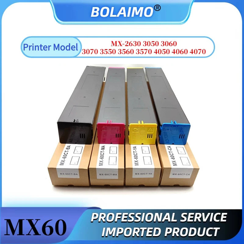 1PCS MX60 ตลับหมึกสําหรับ Sharp MX-2630 3050 3060 3070 3550 3560 3570 4050 4060 4070 คุณภาพสูงตลับหม