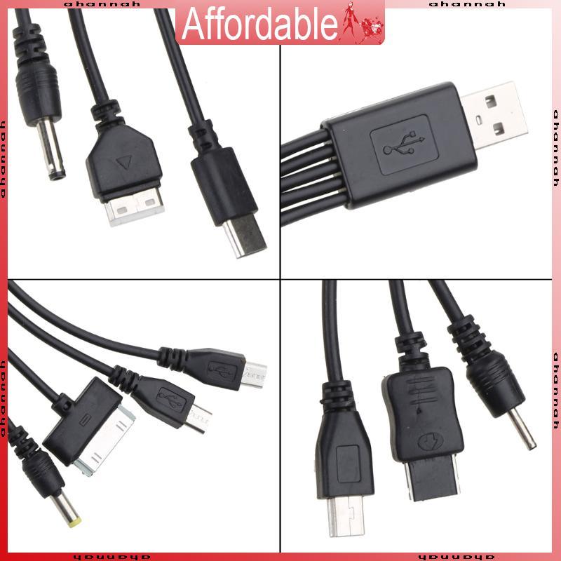 Universal USB To Multi Plug Cellpahone Charger Cable 10 in 1 USB Cable 20CM