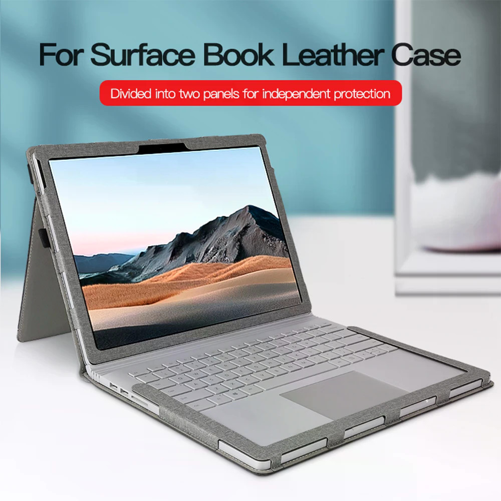 2024 โน้ตบุ๊คใหม่สําหรับ Microsoft Surface Book1/2/3 13.3 นิ้ว 15 นิ้วแล็ปท็อปขาตั้งที่ถอดออกได้กระเป๋าป้องกันผิว