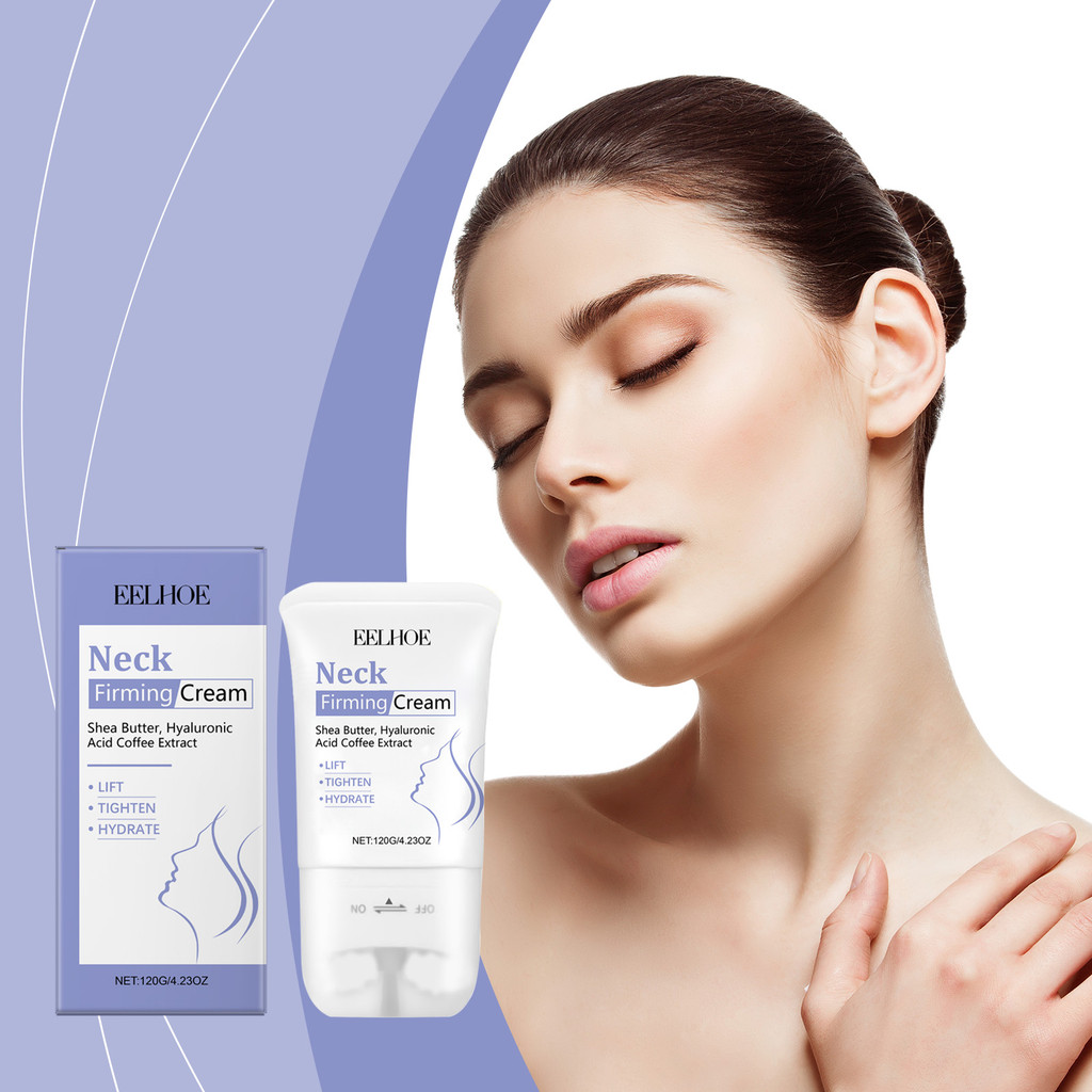 TH STOCK>Firming Roller Neck Cream Hydrating Moisturizing กระชับผิวคอลดริ้วรอยลึกครีมบํารุงนวด*taigu