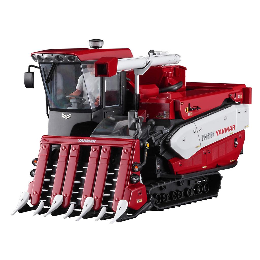 Hasegawa 135 Construction Machinery Series Yanmar รถเกี่ยวข้าว YH6115 พลาสติกรุ่น WM07