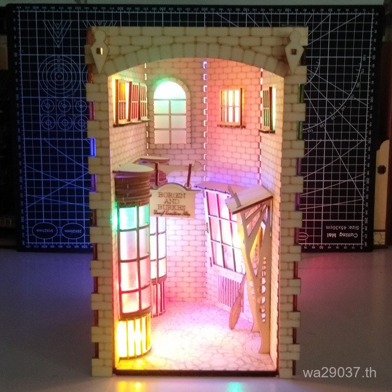 Bookstand Harry Potter Bookstand งานฝีมือ Bookstand สยองขวัญแนวทแยง Alley ตกแต่ง Street Street Alley