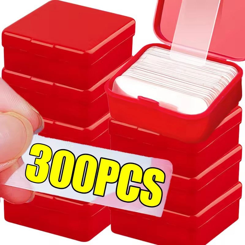 เทปกาวสองหน้า PVC / สติกเกอร์เทปนาโนซุปเปอร์สตรอง / สติ๊กเกอร์ติดผนังแบบไร้รอยต่อโปร่งใส 60/180/300 ชิ้น