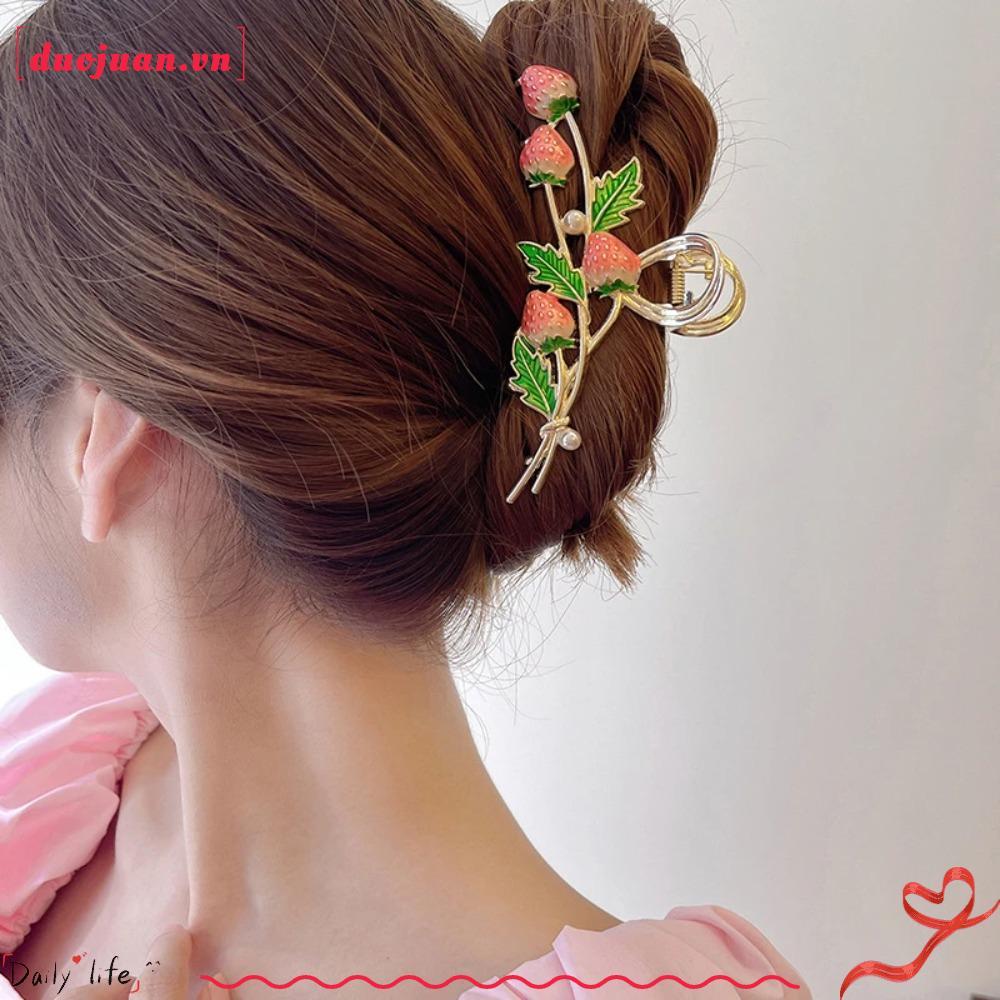 DUOJUAN Clamps ผมผู้หญิง Tiara สาวคลิปผม Claw