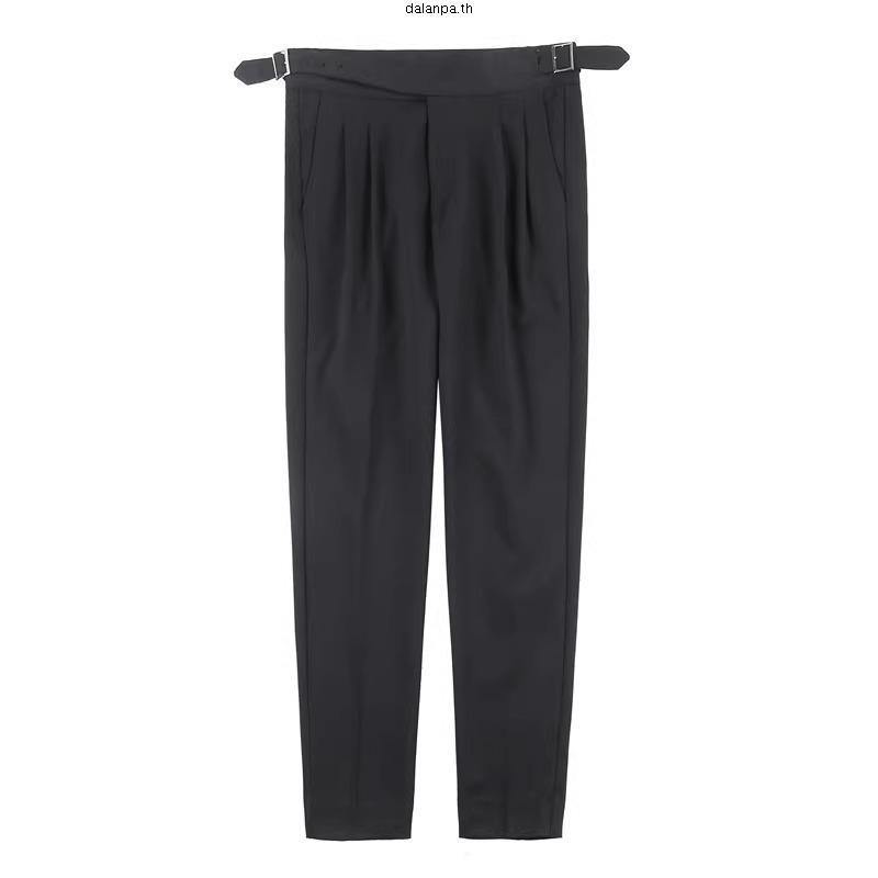 กางเกงสูท Vupan Belt-Free | Gurkha Version ±4ซม. ปรับเอว ผ้าต่อต้านริ้วรอยแบบไม่รีด XK13