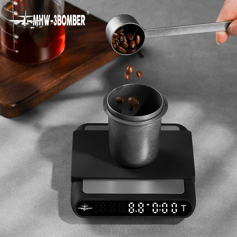 MHW-3BOMBER Bomber Formula Smart Coffee Scale Gouache Ratio Italian Hand Brew Timing Electronic Scal