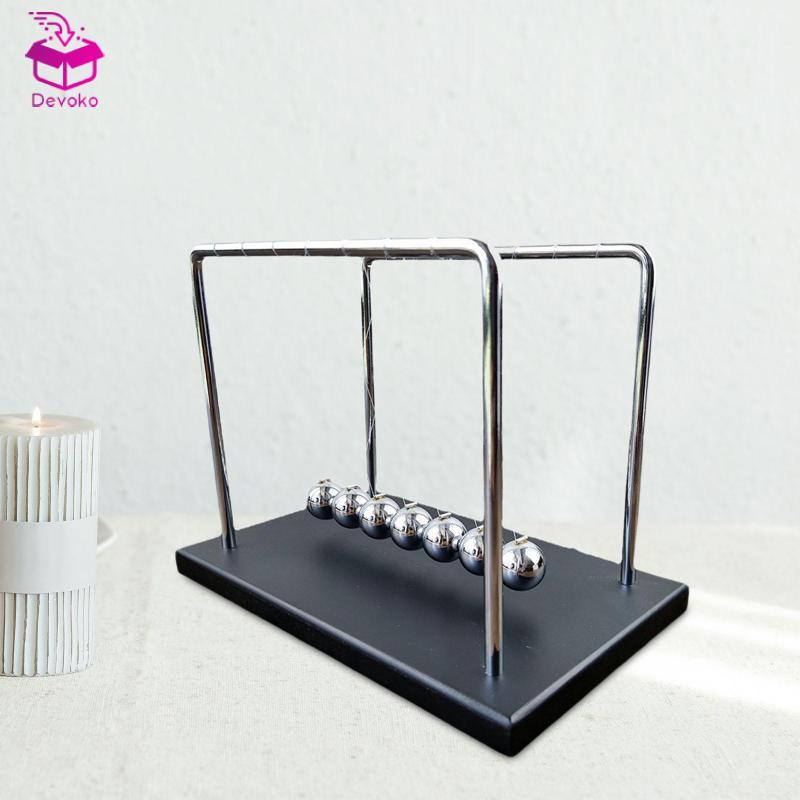 Newton's Cradle ลูกบอลแกว่ง DIY พร้อมขาตั้ง สำหรับการประดับตกแต่ง