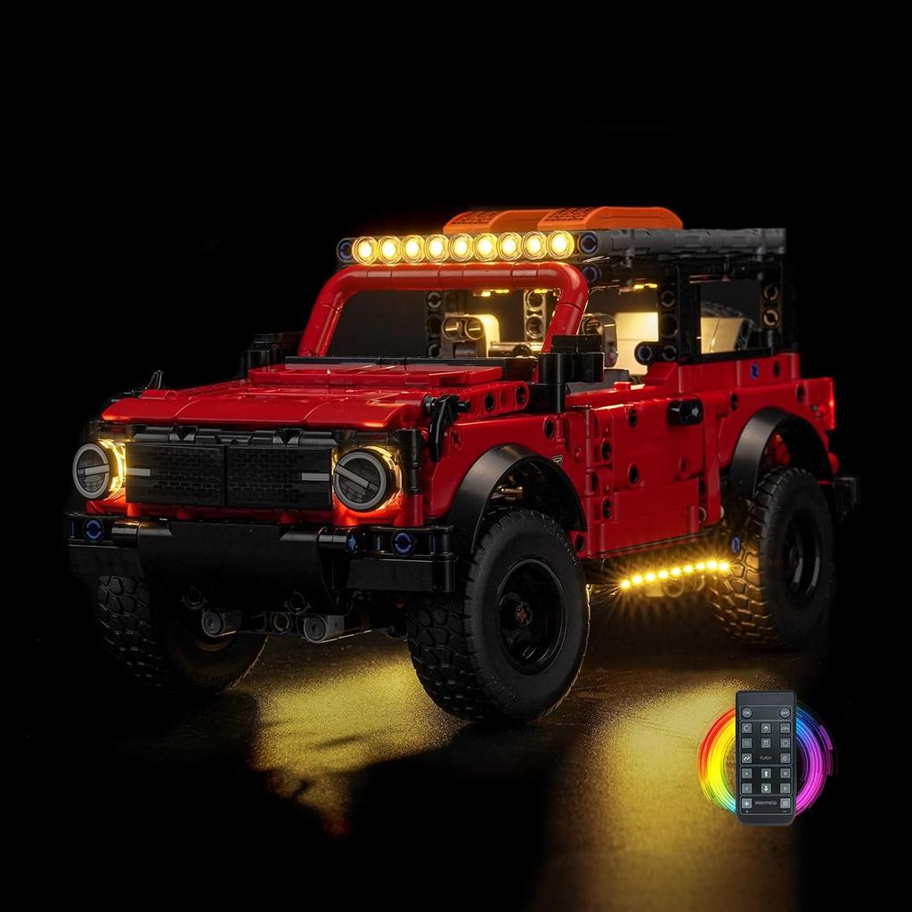 ไฟ LED เข้ากันได้กับ Lego 42213 Technic Ford Bronco SUV Car,Light Kit เข้ากันได้กับ Lego Technic 422