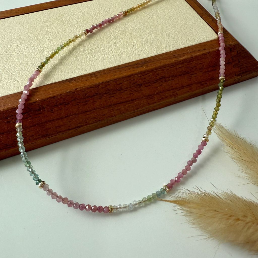 L1902 : สร้อยคอทัวร์มาลีน (2mm)