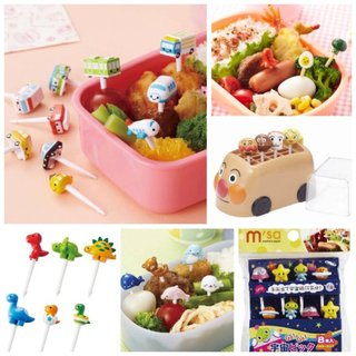 ไม้จิ้มอาหาร ส้อมจิ้มอาหาร ไม้จิ้มขนม ตกแต่งเบนโตะ จากญี่ปุ่น - Bento goods (Pick)