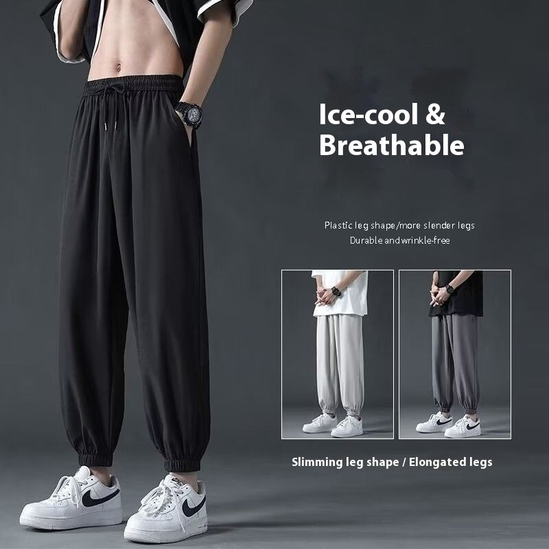 กางเกงกีฬาผู้ชาย น้ำหนักเบาทึดหยุ่น ระบายอากาศได้ดี เหมาะสำหรับใส่ออกกำลังกายหรื