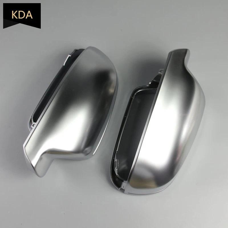 2pcs Auto ซ้ายขวา Chrome Silver Matt กระจกมองหลังสําหรับ Audi A3 8P A4 A5 S5 B8.5 RS5 RS4 RS3 2012 2