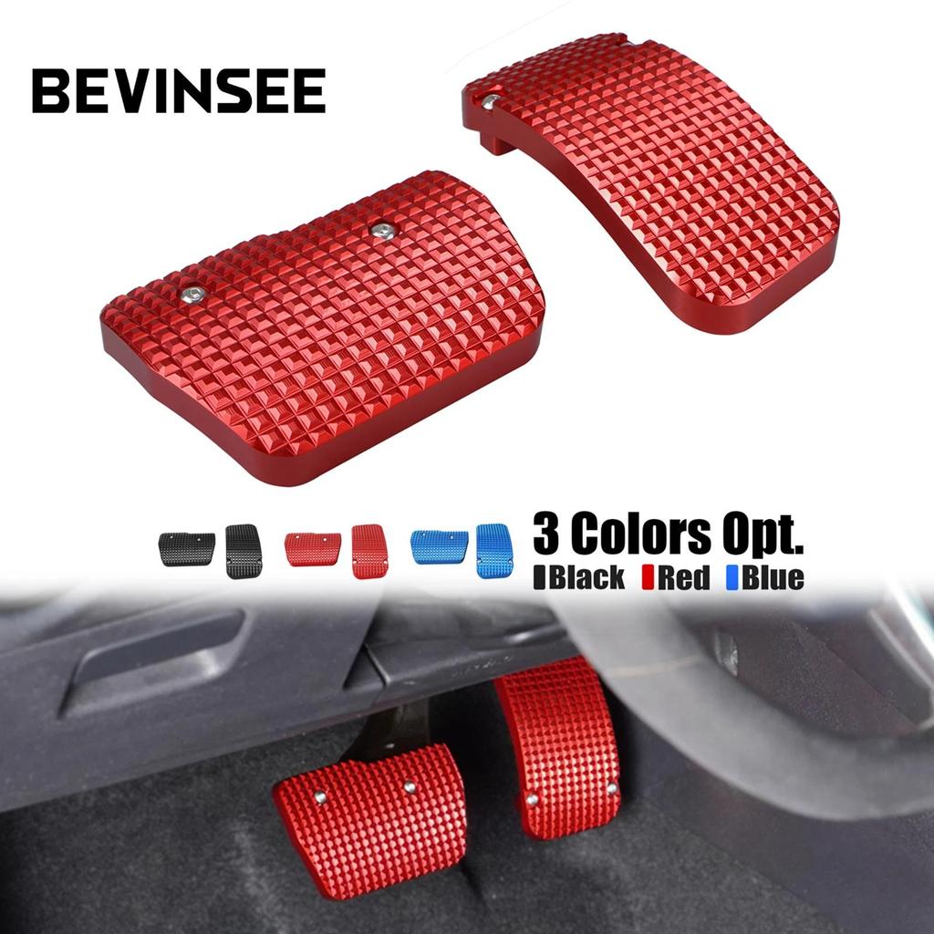 BEVINSEE รถเหยียบเบรคและแก๊สสําหรับ VW Golf 7 สําหรับกอล์ฟ MK7, สําหรับ Audi A3 8V, สําหรับที่นั่ง L