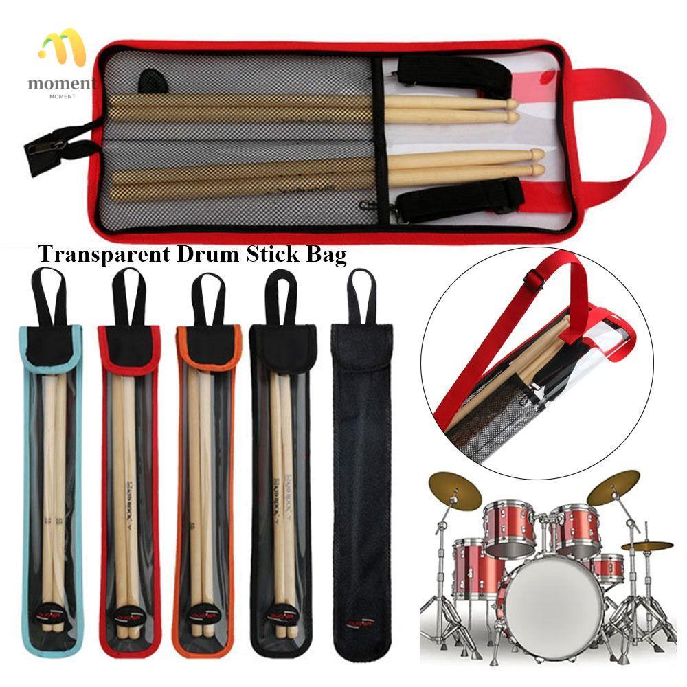 MOMENT Drum Stick 5 สีกันน้ําโปร่งใส Drumstick Bag