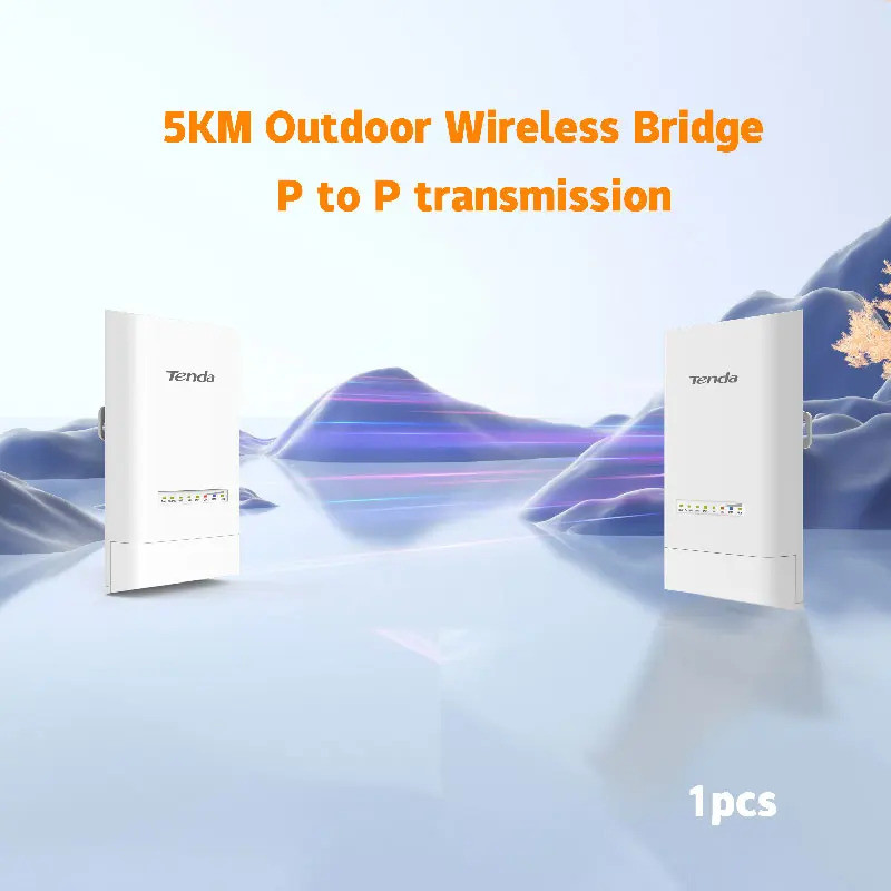 Tenda Os3 5km 5ghz 867mbps กลางแจ้ง Cpe ไร้สาย 5g Wifi Repeater Extender Router Ap Access Point Wi-f