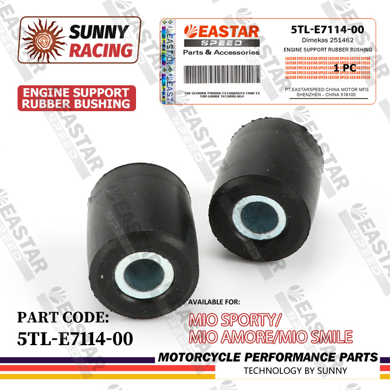 บูชแท่นเครื่อง MIO SPORTY/AMORE RUBBER BUSHING 2 ชิ้น/เซ็ต (5TL-E7114-00)