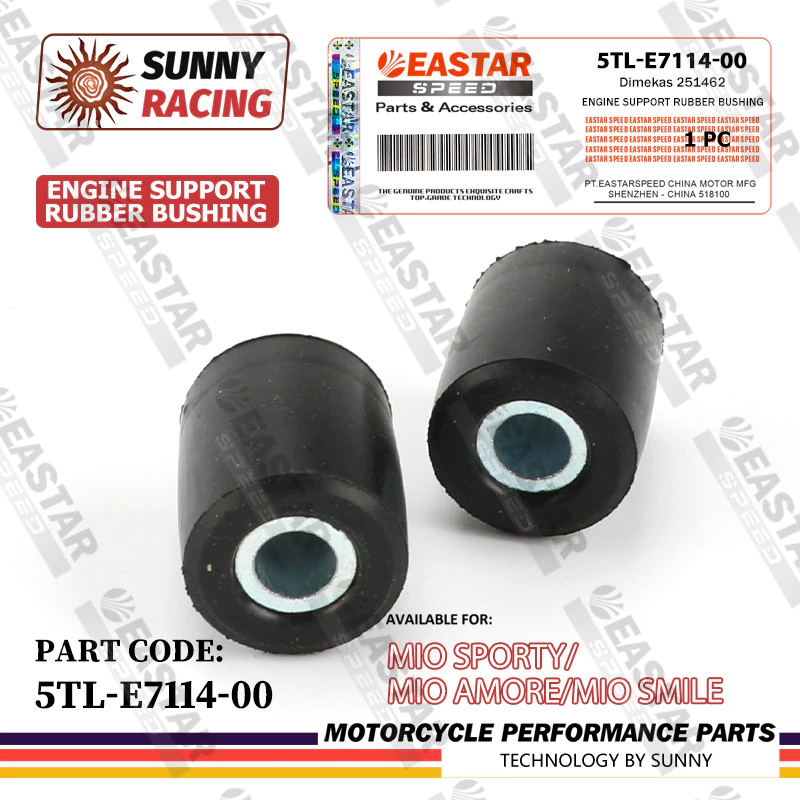 บูชแท่นเครื่อง MIO SPORTY/AMORE RUBBER BUSHING 2 ชิ้น/เซ็ต (5TL-E7114-00)