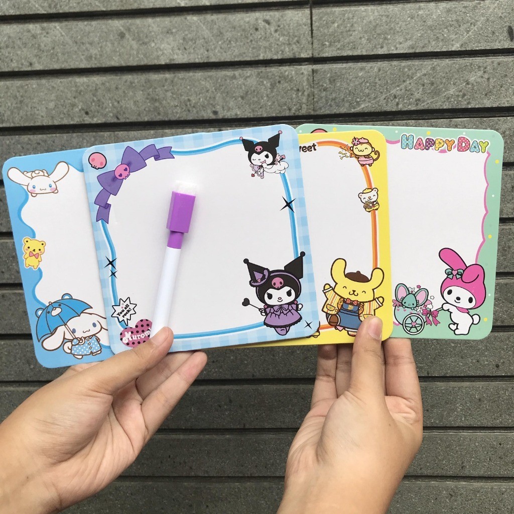 KKL MINI WHITEBOARD + MINI SIZE CHILDRENS WHITEBOARD MARKER CAN BE ERASED