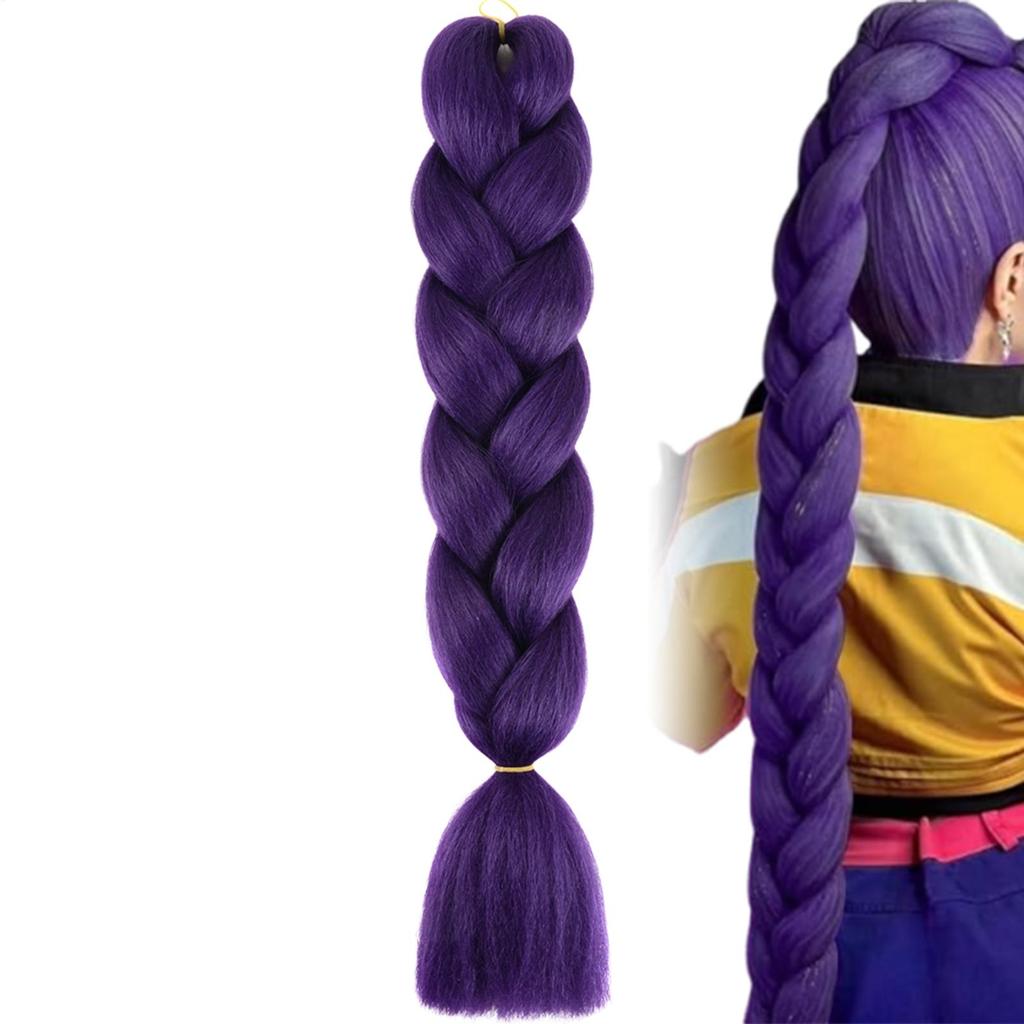 นักล่าปีศาจ Rumi Extensions วิกผมสังเคราะห์ Ombree Braiding ผมถัก Twist Braids