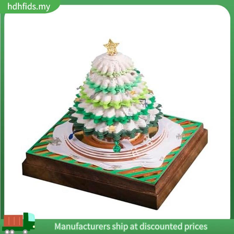 3D กระดาษประติมากรรม Art Notepad ปฏิทินหมายเหตุคริสต์มาส 3D ปฏิทินหมายเหตุกระดาษหมายเหตุ Art Pad