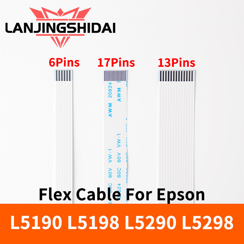 Flex Cable สําหรับ Epson L5190 L5198 L5290 L5298 เครื่องสแกนเนอร์สายมอเตอร์แผงสายเคเบิล Scanning Cable