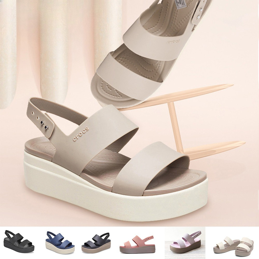 Womens Cross Brooklyn Low Wedges Sandals BrookLyn Strap Wedge Sandals