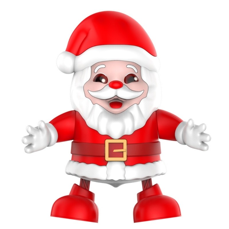 Kiss เต้นรําซานต้าพร้อมเพลงและไฟ Interactive Twerking Santa พร้อม Agile Dance ย้ายชุดง่ายไฟฟ้า Ch