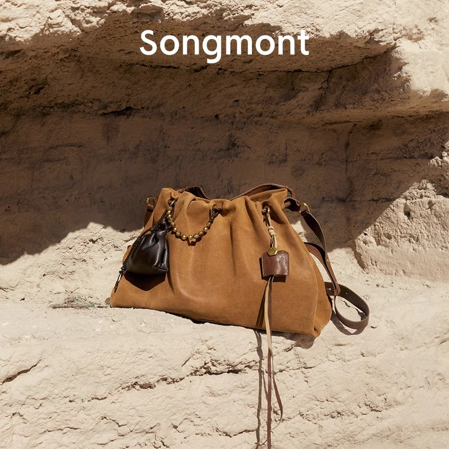 NSYY [Wenqi สไตล์เดียวกัน] Songmont Bag Mountain Has Matsu Bag Benetto Bag ถุงขยะหนังนิ่ม High-End S