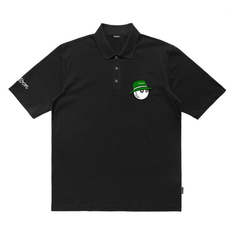 เสื้อกอล์ฟผ้าฝ้ายระบายอากาศดีสำหรับผู้ชาย พร้อมสต็อกพร้อมส่ง