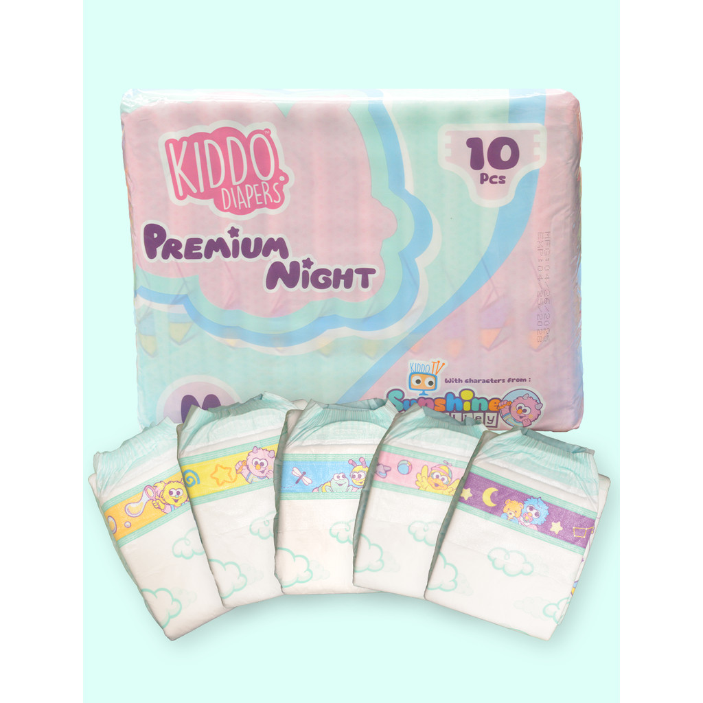 ABDL(ส่งจากประเทศไทย)ผ้าอ้อม สำหรับ ABDL ลาย Kiddo's Premium Night แพค 1 ตัว