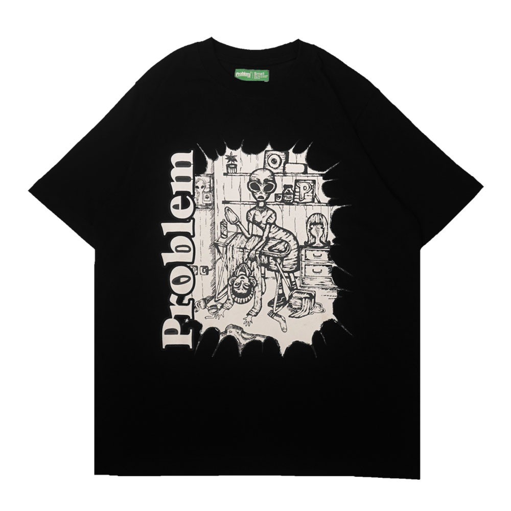 Problem Club - เสื้อยืด - Basic - Haltuf - สีดํา