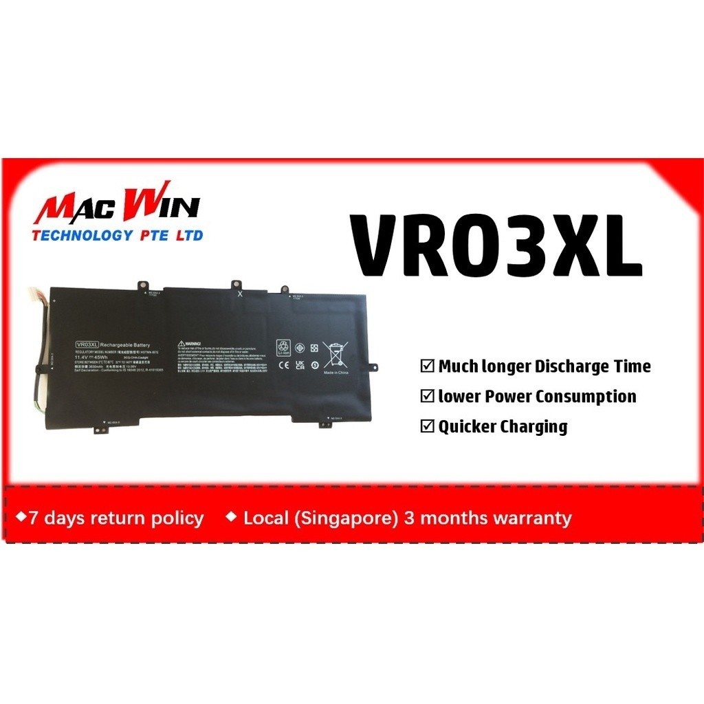 VR03XL VR03 Laptop Battery Replacement for HP Envy 13d 13d000 13d010nr 13d008na 13d053s3 13d040wm 13