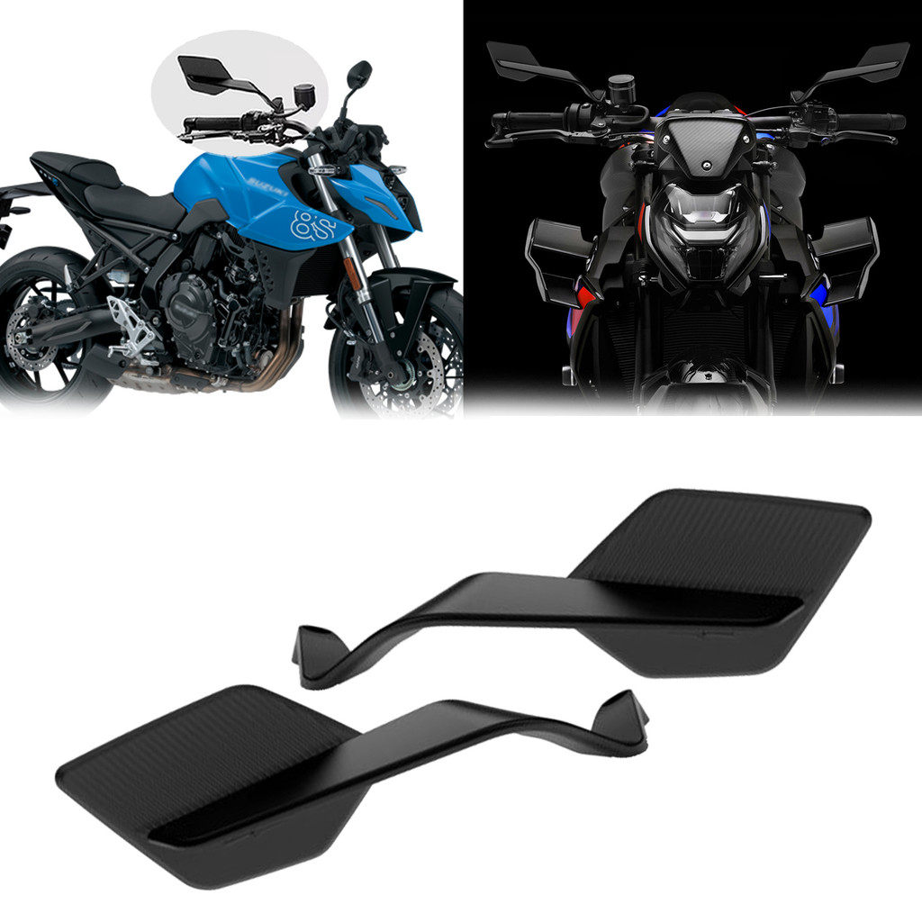 สําหรับ GSX-8S 2025 GSX-S1000 2025 GSX8S GSXS1000 รถจักรยานยนต์ปีกคงที่ Stealth ปรับกระจกมองหลังหมุน
