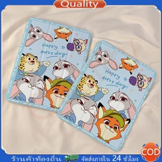 case for iPad Gen12 Air8 Air6 Air7 ที่ใส่ปากกา Zootopia เคสiPadหมุน 360° Gen11 Gen10 Pro11/13