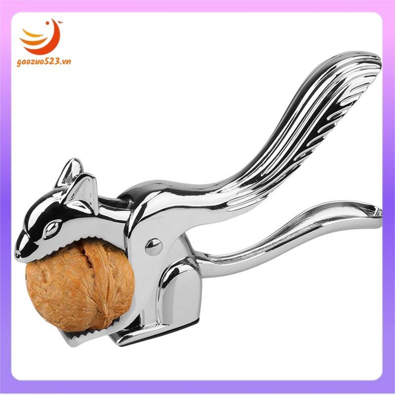 Pecan Nut Cracker Sheller Opener Multi-Function Quick Walnut Plier กระรอกรูปร่างสําหรับสน Pecan Haze