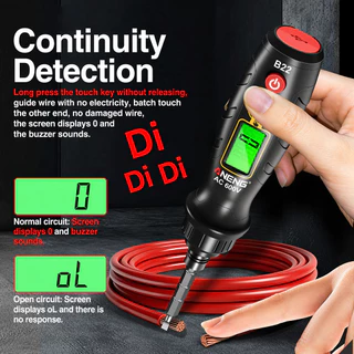 Pcbfun ANENG B22 อัจฉริยะ Digital Ratchet Test ปากกา Multi functional แบตเตอรี่ชาร์จทดสอบเปิด/ปิดปากกาทดสอบไขควง