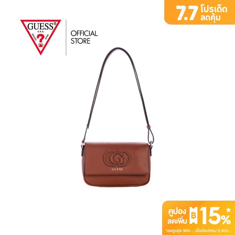 GUESS กระเป๋า รุ่น BG990521 ISOLA CONVERTIBLE XBODY FLAP สีน้ำตาล