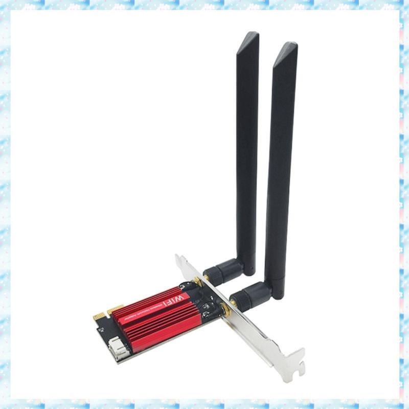 [RQMU] 7265AC WiFi5 การ์ด 1200M Dual Band 2.4G/5G BT4.2 อะแดปเตอร์ WIFI ไร้สาย PCI-E พร้อมเสาอากาศ 8