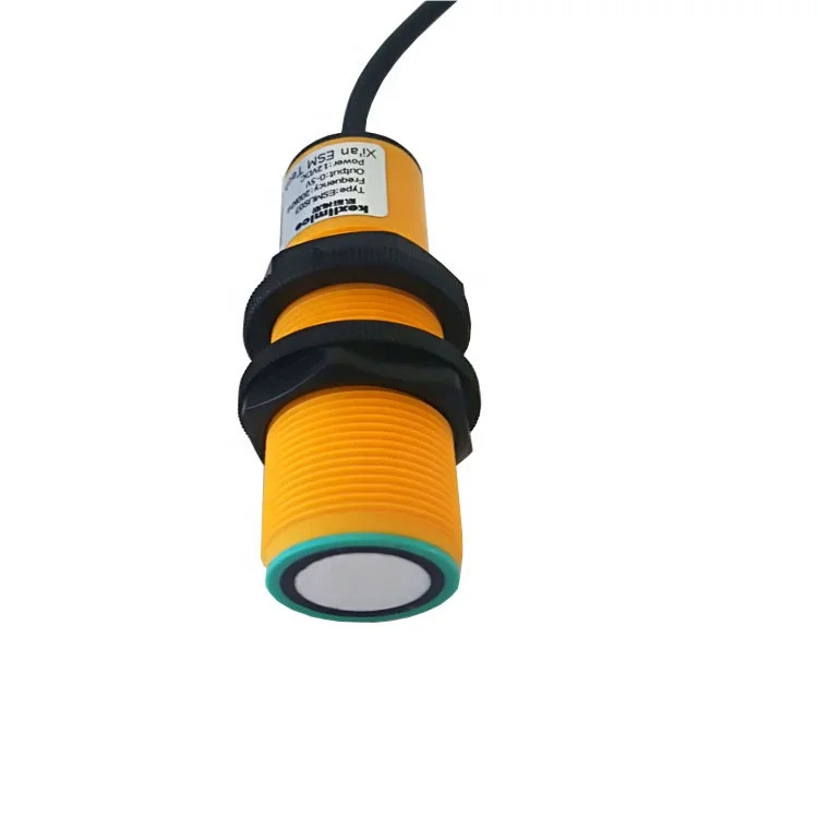 ของแท้ ESMUS07 Ultrasonic Liquid Level Sensor 0 ~ 5v/0 ~ 10V/4-20mA Output Rs485/NPNP 24VDC Water Le