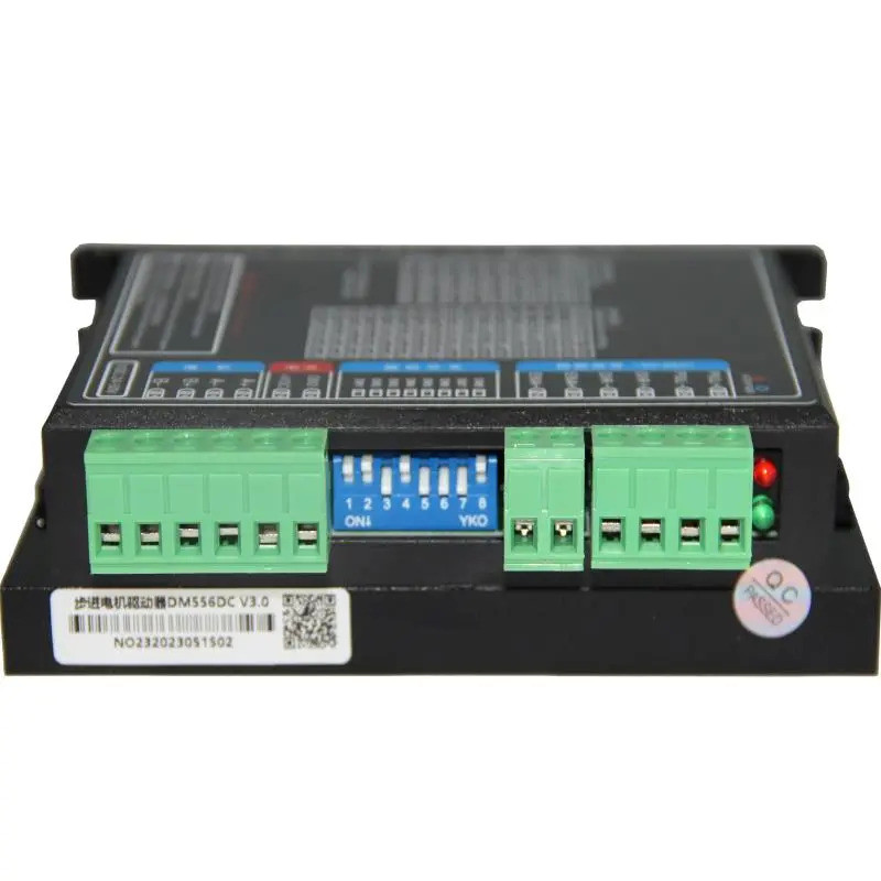 ไดรเวอร์มอเตอร์สเต็ปเปอร์สองเฟส LW556/DM556 ใช้งานได้ทั้ง AC และ DC, รองรับแรงดันไฟฟ้า AC24-50VDC24-