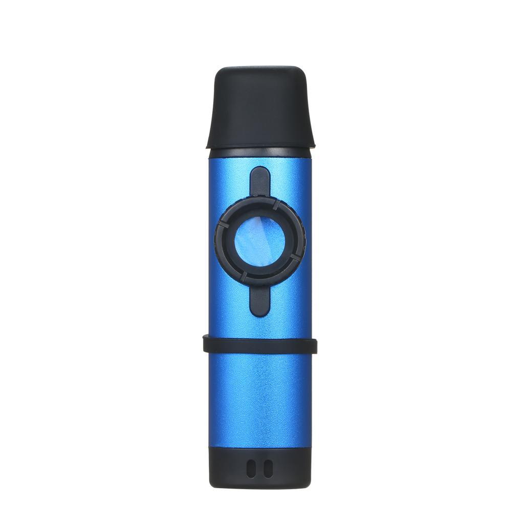 อลูมิเนียมอัลลอยด์ Kazoo SIUKE เครื่องเป่าลมไม้ดนตรีสำหรับผู้เริ่มต้น สีดำ kazoo