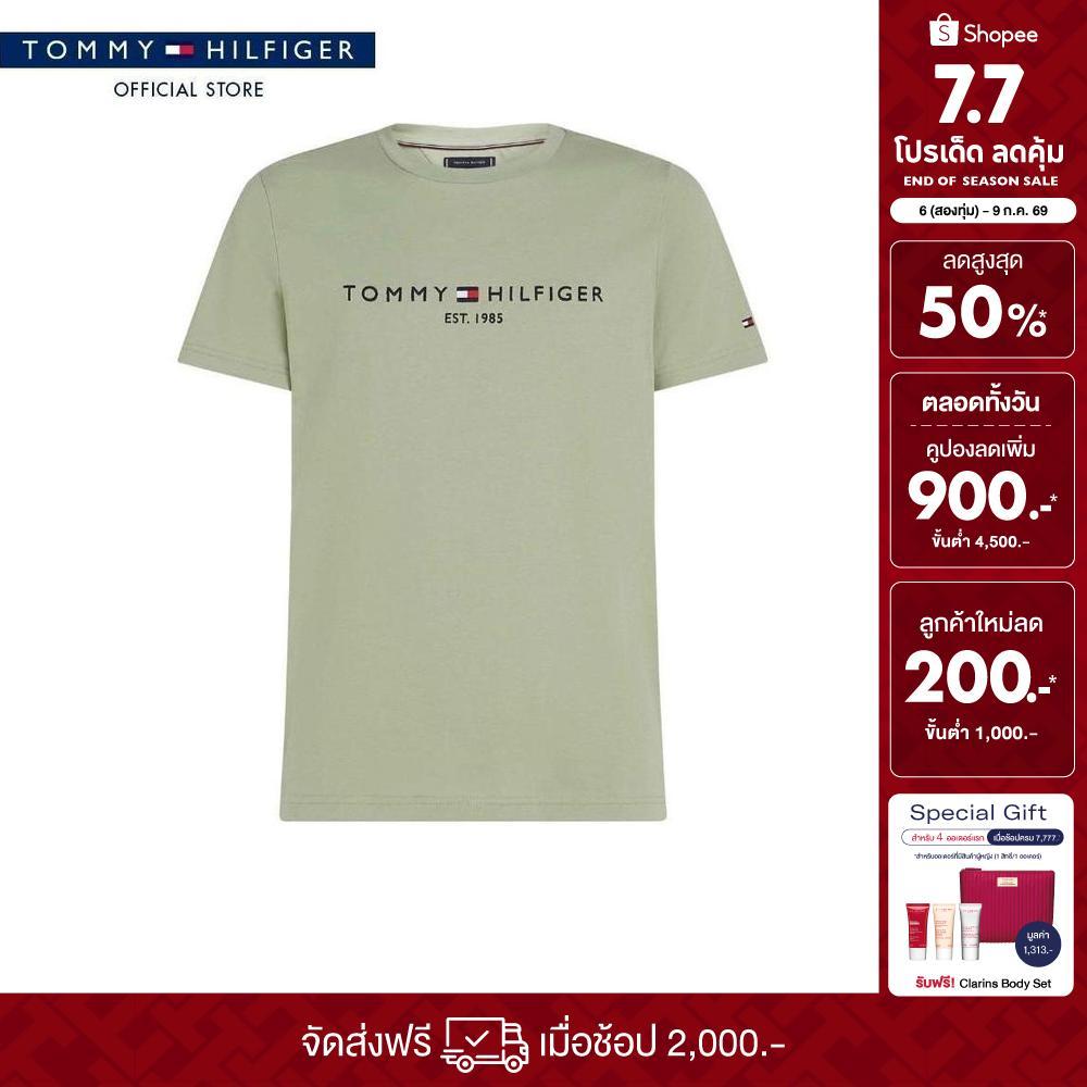[ลดเพิ่ม 15% โค้ด 15ST1007] Tommy Hilfiger เสื้อโปโลผู้ชาย รุ่น MW0MW26881 BDS - สีดำ