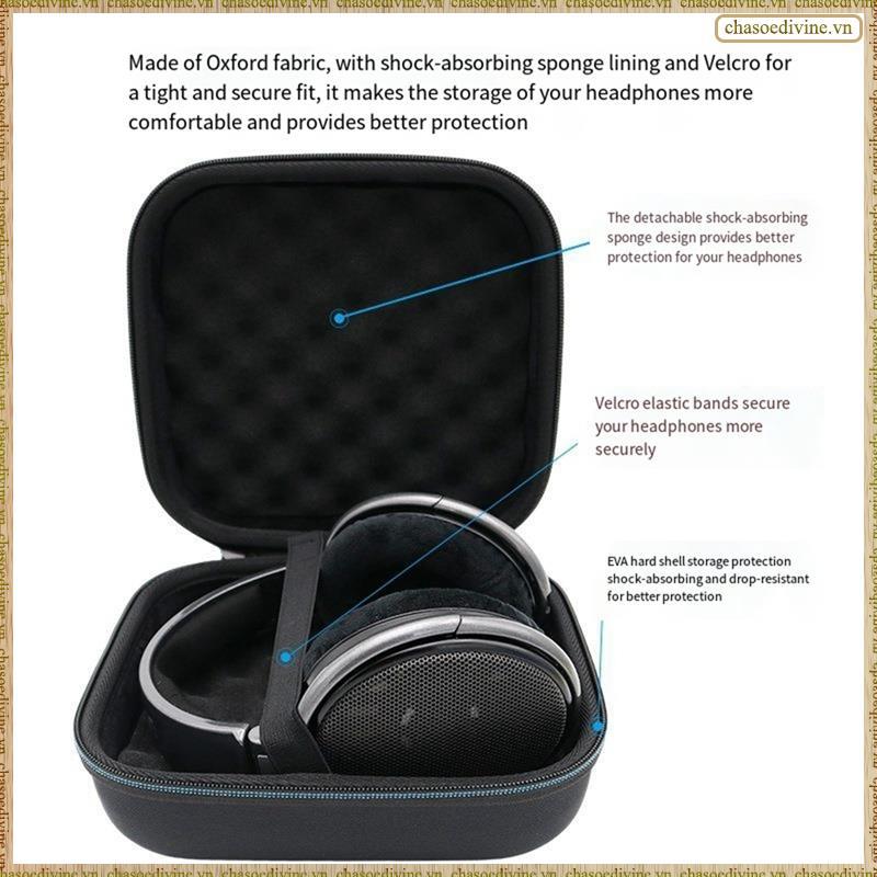 [KYGM] กระเป๋าเก็บหูฟังสําหรับ HD598 HD600 HD650 กระเป๋าใส่ชุดหูฟังสําหรับ HD598 HD600 HD650 กระเป๋า
