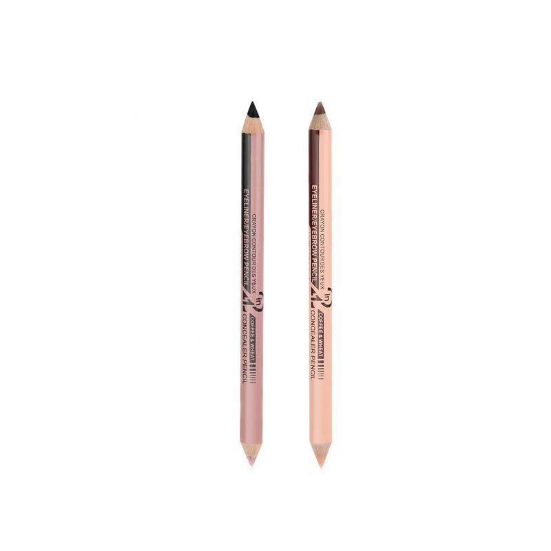 Xunmeiliang11y Lying menow Tino Brown Black cos Double-headed three-in-one eyeliner cosmetic product